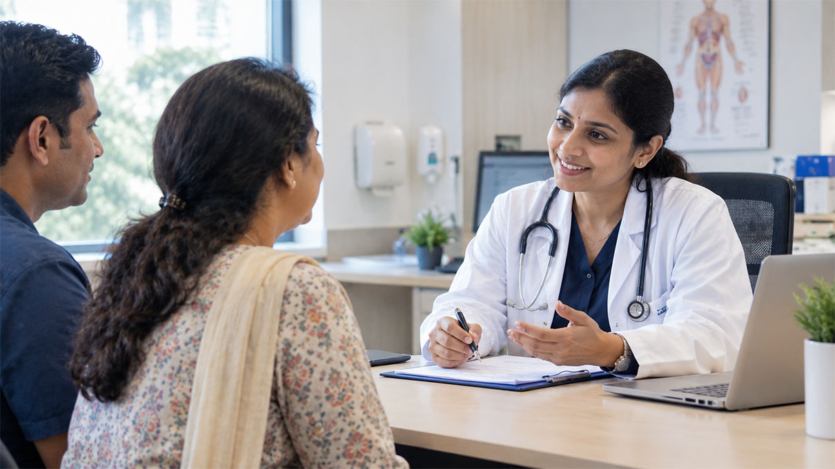Doctor appointment consultation at PES Hospitals