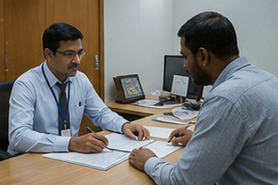 Insurance and TPA desk at PES University Hospital